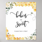 Aquarellbäume Kinder sind süßes Poster (Vorne)