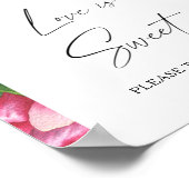 Aquarellbäume - Liebe ist süß, Leckerei Poster (Ecke)