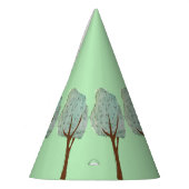 Aquarellbäume Partyhütchen (Links)