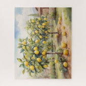 Aquarellbäume Puzzle (Vertikal)