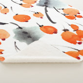 Aquarellbeeren und Blätter - Darstellung Sherpadecke (3/4)