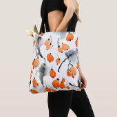 Aquarellbeeren und Blätter - Darstellung Tasche (Von Nahem)