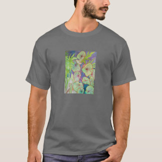 Aquarellbegonie und Philodendron T-Shirt