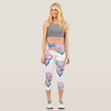 Aquarellbemalte Herzen