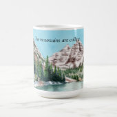 Aquarellberge, Colorado-Kaffeetasse 11 oz Kaffeetasse (Mittel)