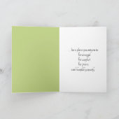 Aquarellberge Mitgefühl Karte (Innenseite)