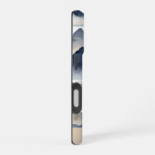 Aquarellberge Personalisierter Name iPhone 16 Hülle (Rechte Seite)