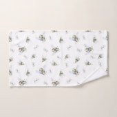 Aquarellbienen Badhandtuch Set (Handtuch)
