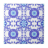 Aquarellbild Amalfi Tile Design Fliese (Vorderseite)