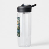 Aquarellbild der Isle Royale Trinkflasche (Links)