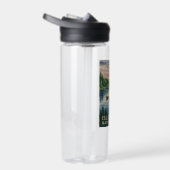 Aquarellbild der Isle Royale Trinkflasche (Rechts)