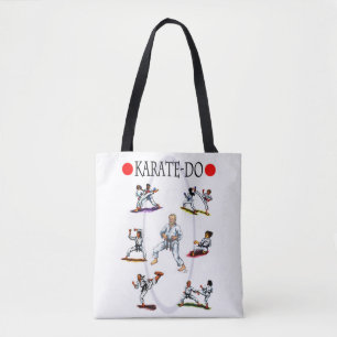 Aquarellbild des Diversity karate do Tasche