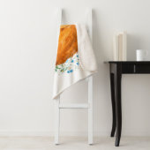 Aquarellbild eines schlafenden Fuchses, Rotfuchs Sherpadecke (Beispiel)