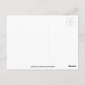 Aquarellbild für Birnfrüchte Postkarte (Rückseite)