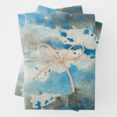 Aquarellbild Geschenkpapier Set (Beispiel)