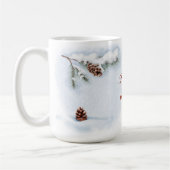 Aquarellbild "Happy Winter" Kaffeetasse (Links)