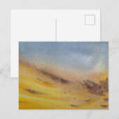 Aquarellbild Himmel Postkarte (Vorne/Hinten)