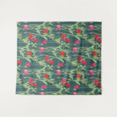 Aquarellbild Klatschmohn  Wandteppich (Vorderseite (Horizontal))
