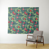 Aquarellbild Klatschmohn  Wandteppich (Beispiel (Horizontal))