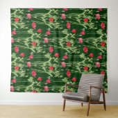 Aquarellbild Klatschmohn Wandteppich (Beispiel (Horizontal))