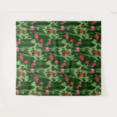 Aquarellbild Klatschmohn Wandteppich (Vorderseite (Horizontal))