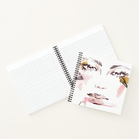 Aquarellbild Notizblock (Innenseite)