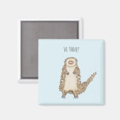 Aquarellbild Pangolin Illustration Magnet (Vorderseite/Rückseite)
