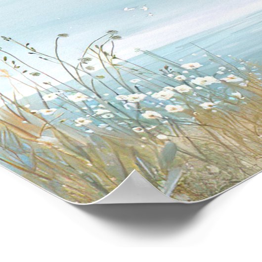 Aquarellbild Poster (Ecke)