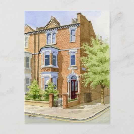 Aquarellbild Postkarte (Vorderseite)