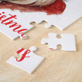 Aquarellbild Santa Claus Puzzle (Seite)
