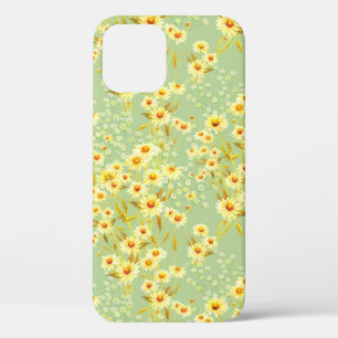 Aquarellbild von dunklen Blume auf einem hellen Gr Case-Mate iPhone Hülle