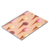 Aquarellbild von Eis. Nahtlose Pappe Notizblock (Linke Seite)