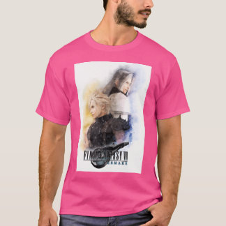 Aquarellbild von Wolkenbruch und Sephiroth T-Shirt