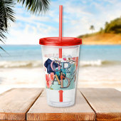 Aquarellbilder-Abschluss Acryltrinkbecher