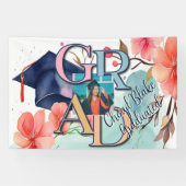 Aquarellbilder-Abschluss Banner (Horizontal)