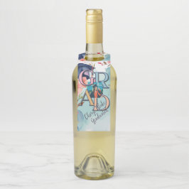 Aquarellbilder-Abschluss Flaschenanhänger