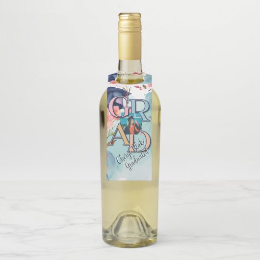 Aquarellbilder-Abschluss Flaschenanhänger (Auf Flasche)