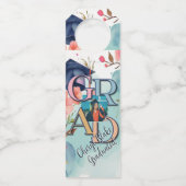 Aquarellbilder-Abschluss Flaschenanhänger (Rückseite)