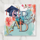 Aquarellbilder-Abschluss Geschenkanhänger (Rückseite)