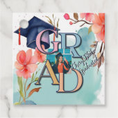 Aquarellbilder-Abschluss Geschenkanhänger (Vorderseite)