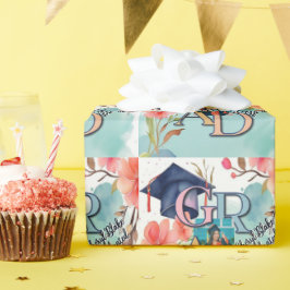 Aquarellbilder-Abschluss Geschenkpapier