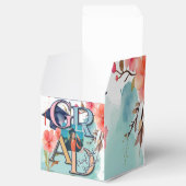 Aquarellbilder-Abschluss Geschenkschachtel (Geöffnet)