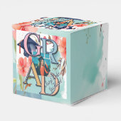 Aquarellbilder-Abschluss Geschenkschachtel (Rückseite)