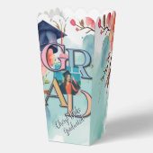 Aquarellbilder-Abschluss Geschenkschachtel (Rückseite)