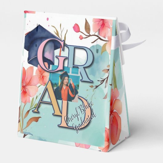 Aquarellbilder-Abschluss Geschenkschachtel (Rückseite)