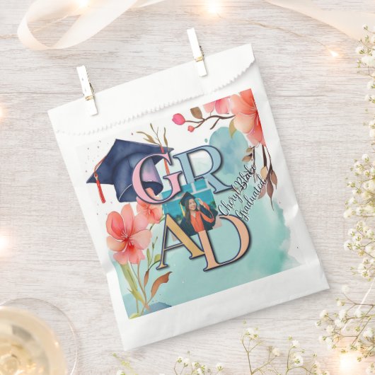 Aquarellbilder-Abschluss Geschenktütchen (Ausgeschnitten)