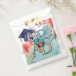 Aquarellbilder-Abschluss Geschenktütchen