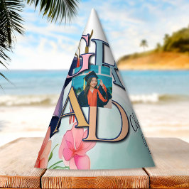 Aquarellbilder-Abschluss Partyhütchen