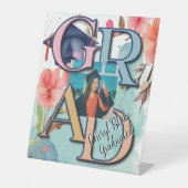 Aquarellbilder-Abschluss Sockelschild (Vorderseite)