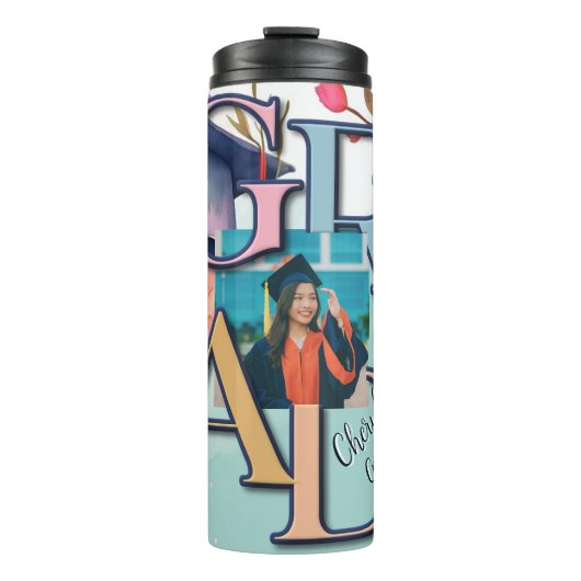 Aquarellbilder-Abschluss Thermosbecher (Vorderseite)